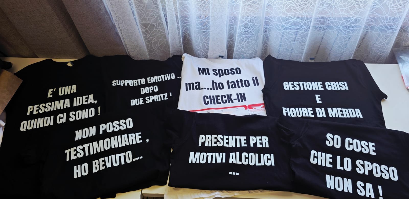 Magliette addio nubilato